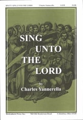 Sing Unto the Lord SATB choral sheet music cover